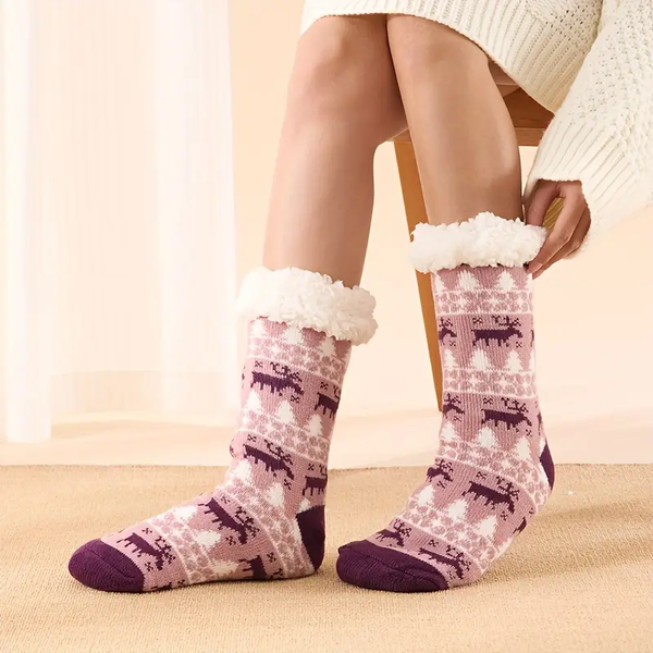 Calze morbide Alce Viola