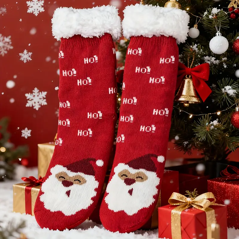 Calze morbide Babbo Natale