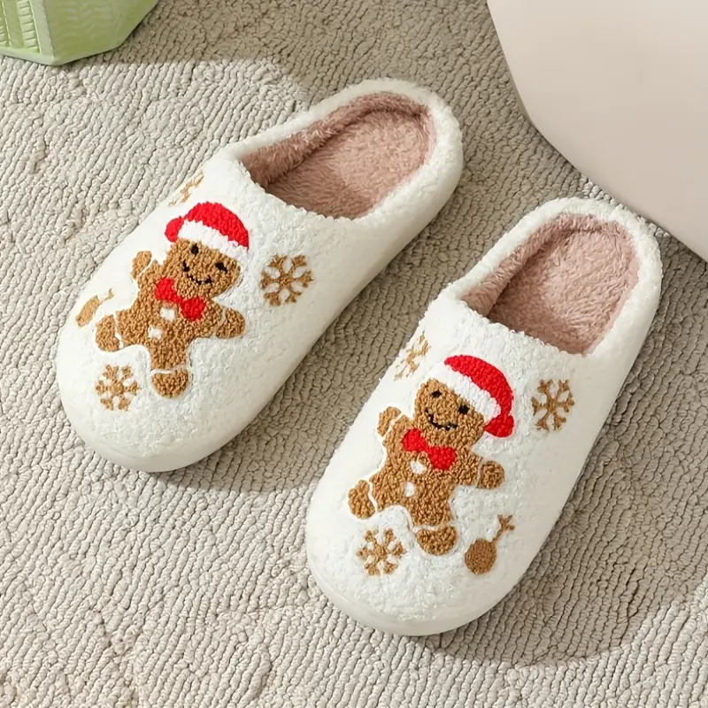 Pantofole calde biscotto di Natale